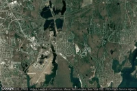 Vue aérienne de Poquonock Bridge