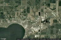 Vue aérienne de Orchard Park Mobile Home Court