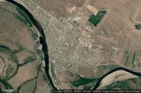 Vue aérienne de Srednyaya Akhtuba