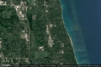 Vue aérienne de Lake Forest