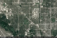 Vue aérienne de Lincolnwood