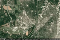 Vue aérienne de West Lafayette