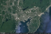 Vue aérienne de Gloucester