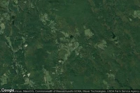 Vue aérienne de New Marlborough