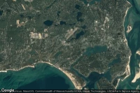 Vue aérienne de West Chatham