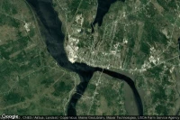 Vue aérienne de Bucksport