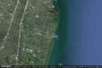Vue aérienne de Grosse Pointe Shores