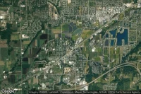 Vue aérienne de Hudsonville