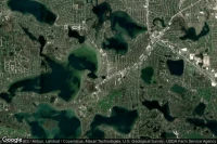 Vue aérienne de Keego Harbor
