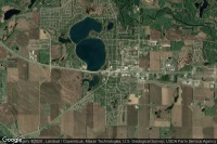 Vue aérienne de Big Lake