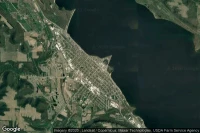 Vue aérienne de Lake City