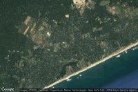 Vue aérienne de East Hampton