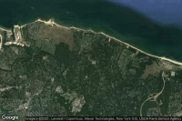 Vue aérienne de Fort Salonga