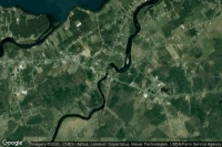 Vue aérienne de Hogansburg