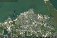Vue aérienne de Sandusky