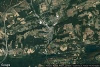 Vue aérienne de Pine Grove