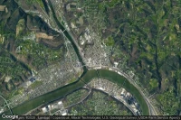 Vue aérienne de Rochester