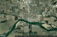 Vue aérienne de Yankton