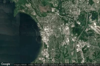 Vue aérienne de Burlington