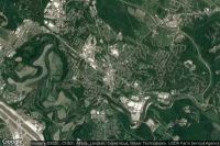 Vue aérienne de Essex Junction