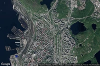 Vue aérienne de Murmansk