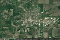 Vue aérienne de Platteville