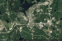 Vue aérienne de Rhinelander