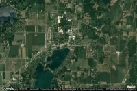 Vue aérienne de Twin Lakes