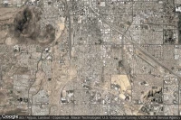 Vue aérienne de South Tucson