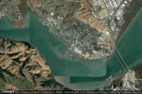 Vue aérienne de Benicia