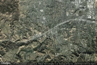 Vue aérienne de Calabasas