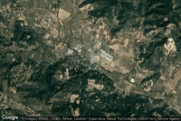 Vue aérienne de Calistoga