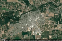 Vue aérienne de Oakdale