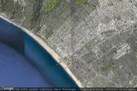 Vue aérienne de Santa Monica