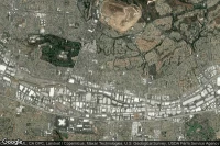 Vue aérienne de South San Jose Hills