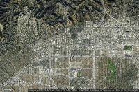 Vue aérienne de West Hollywood