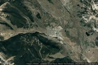 Vue aérienne de Crested Butte