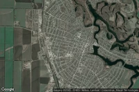 Vue aérienne de Kanevskaya