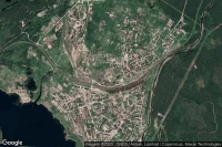Vue aérienne de Kandalaksha