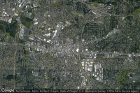 Vue aérienne de Beaverton