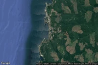 Vue aérienne de Depoe Bay
