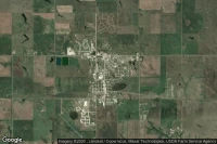 Vue aérienne de Eagle Butte