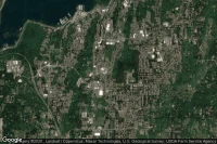 Vue aérienne de East Port Orchard