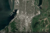 Vue aérienne de Everett