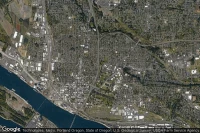 Vue aérienne de Vancouver