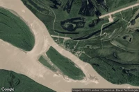 Vue aérienne de Stevens Village