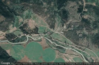 Vue aérienne de Alexis Creek
