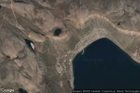 Vue aérienne de Arctic Bay
