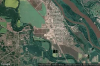 Vue aérienne de Battleford