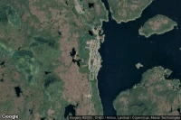 Vue aérienne de Bella Bella